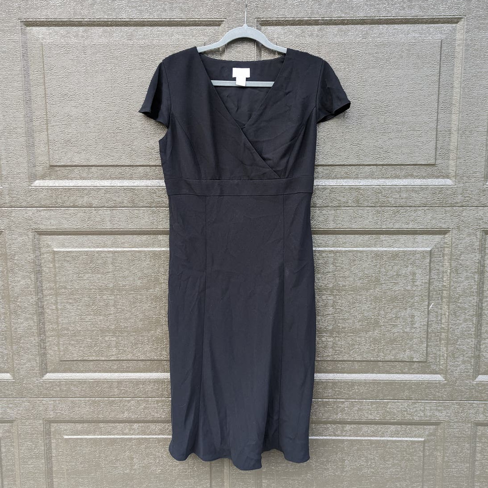 Ann Taylor LOFT Little Black Dress, Midi Dress, Business Casual - Picture 5 of 8